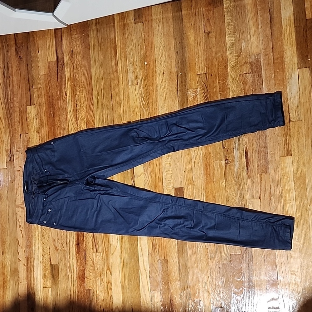Imperial coated stretch pants.